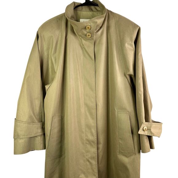 Vintage London Fog Made in the USA Trench Coat 10 Pet. Excellent Condition - Picture 1 of 9